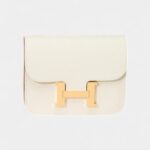 Hermès Beige Constance Leather Wallet
