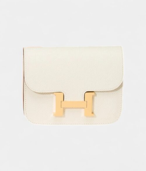 Hermès Beige Constance Leather Wallet