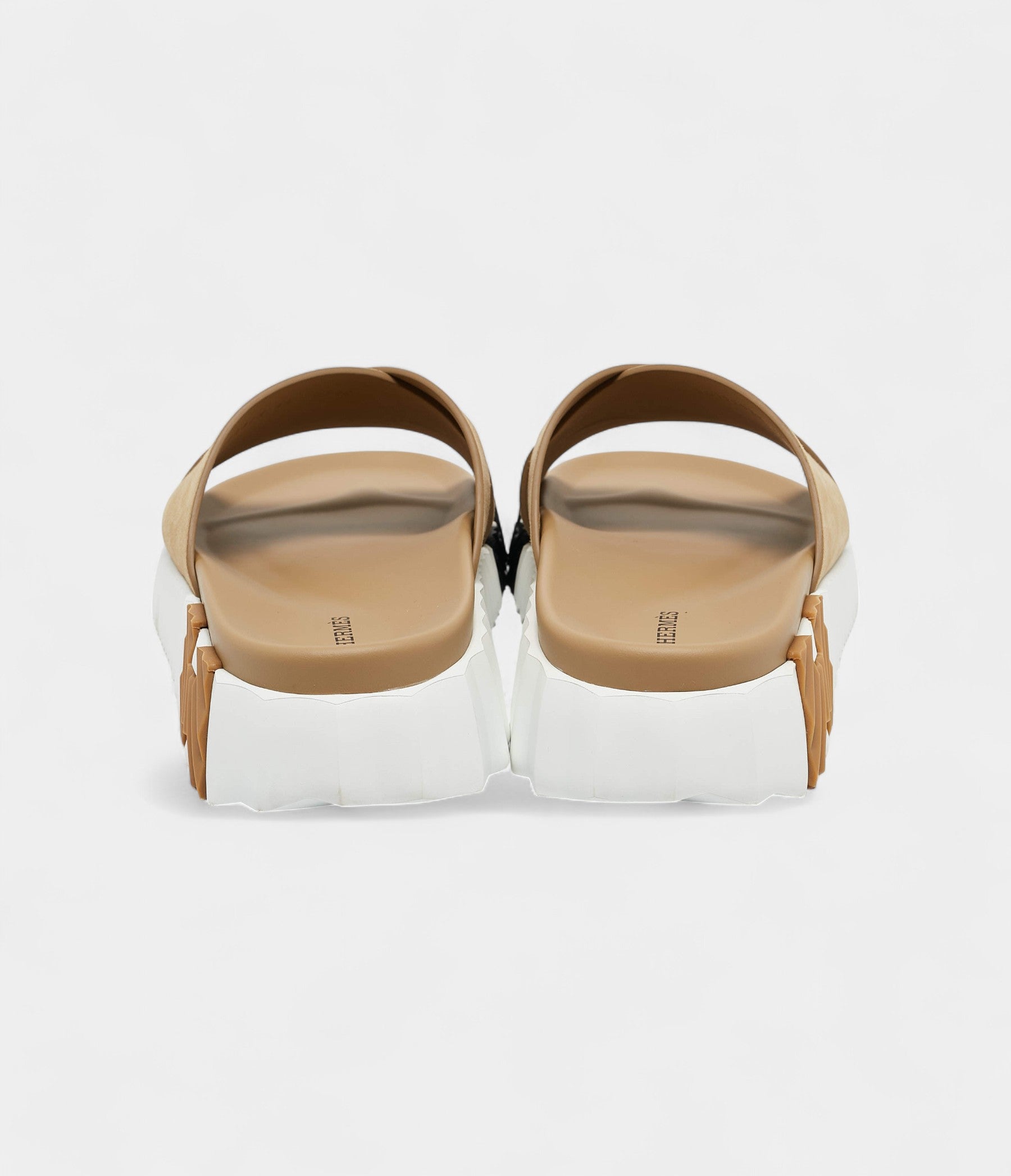 Hermès Beige Suede Infra Sandals 44 EU