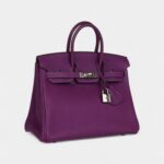 Hermès Birkin 25 Anemone Togo Palladium Hardware