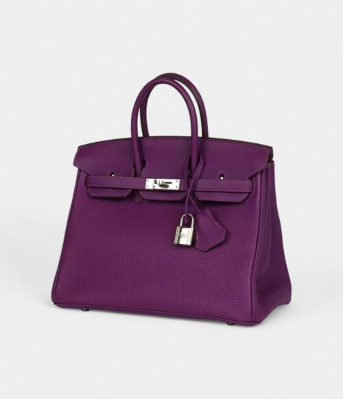 Hermès Birkin 25 Anemone Togo Palladium Hardware