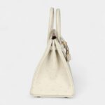 Hermès Birkin 25 Beton Ostrich Gold Hardware