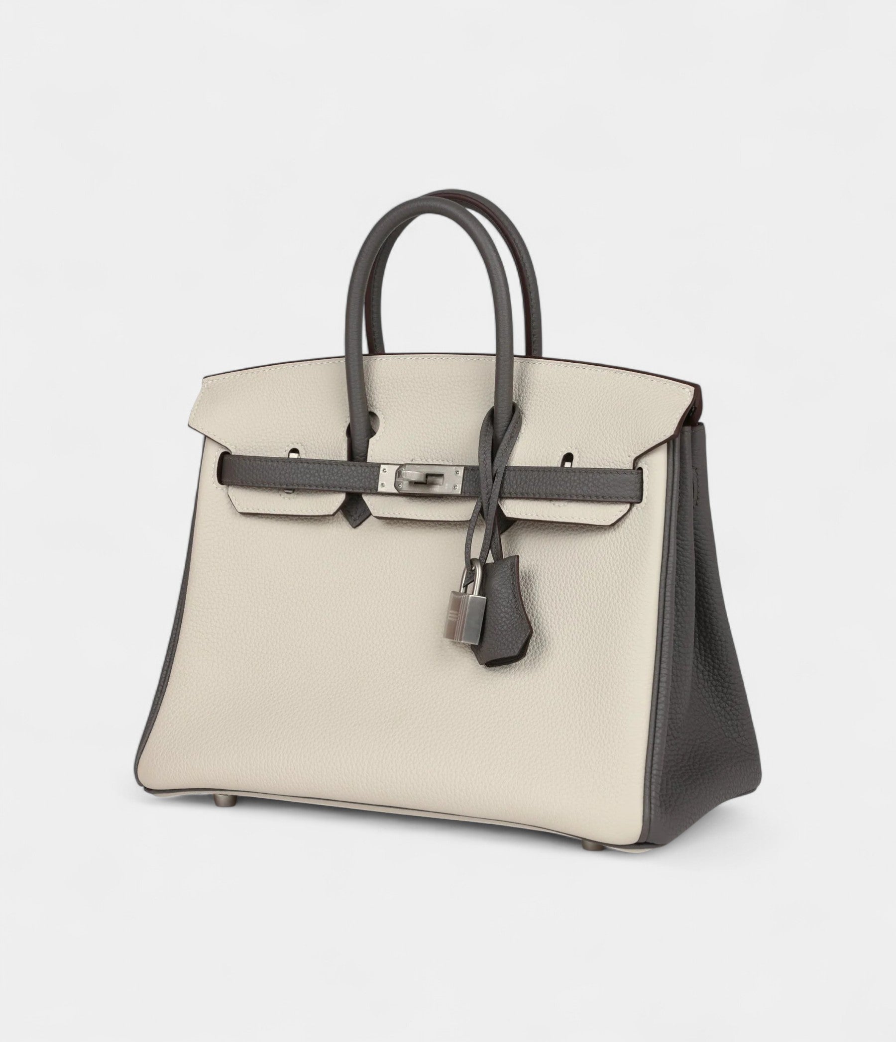 Hermès Birkin 25 Beton and Etain Togo Brushed Palladium Hardware