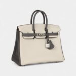 Hermès Birkin 25 Beton and Etain Togo Brushed Palladium Hardware