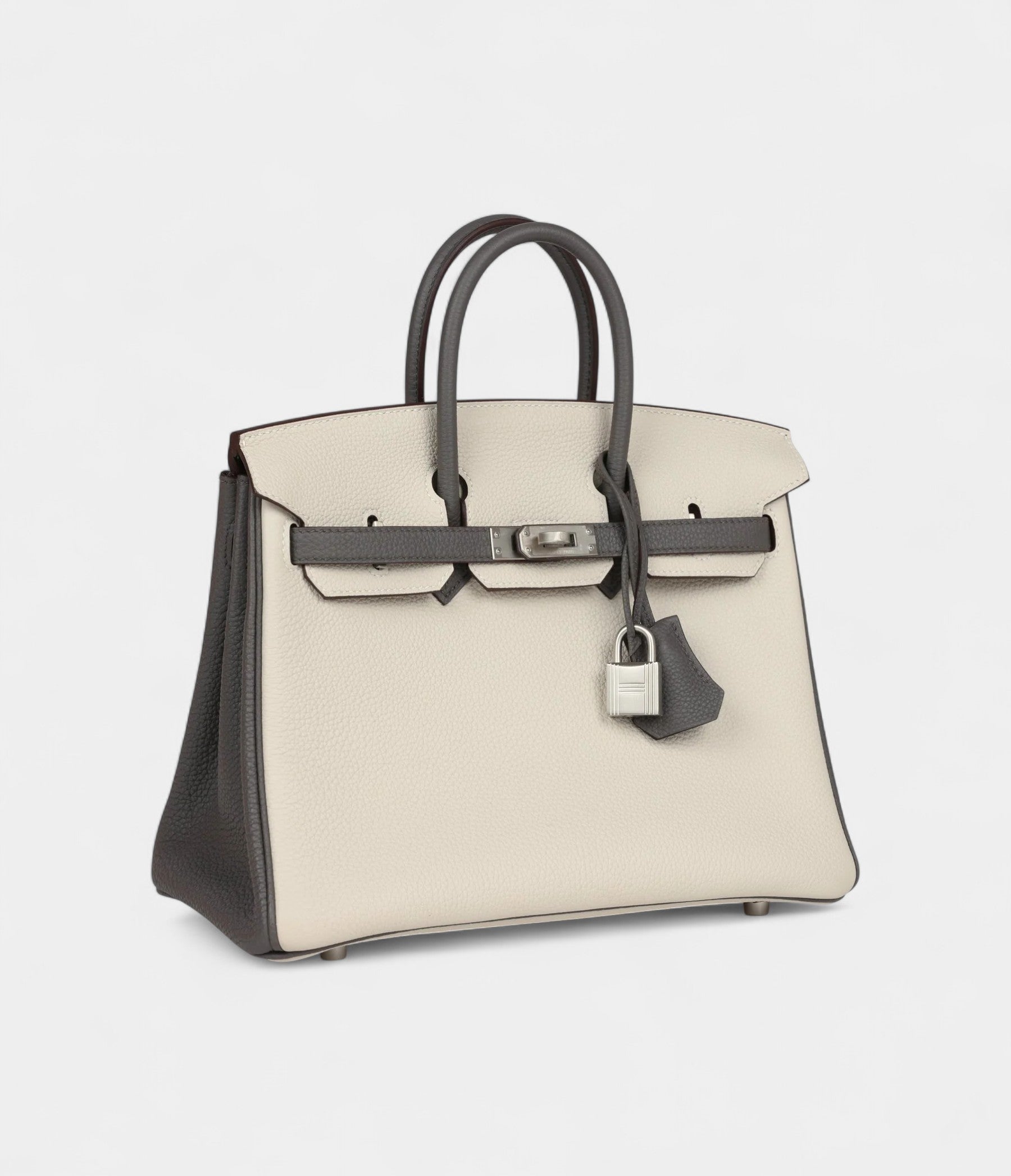 Hermès Birkin 25 Beton and Etain Togo Brushed Palladium Hardware