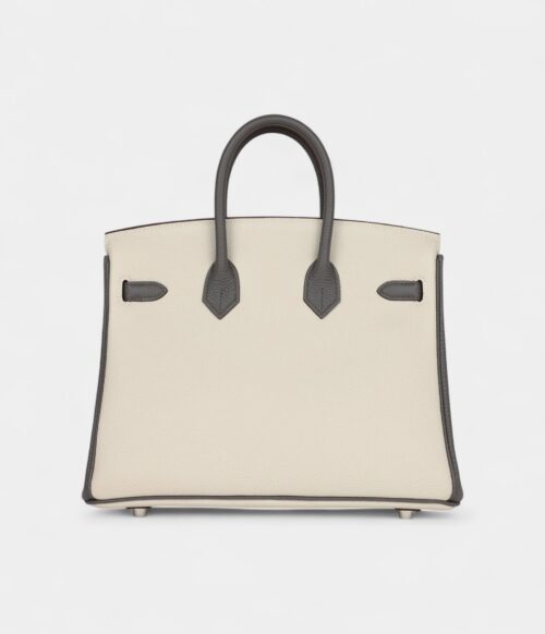 Hermès Birkin 25 Beton and Etain Togo Brushed Palladium Hardware