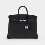 Hermès Birkin 25 Black Togo Palladium Hardware