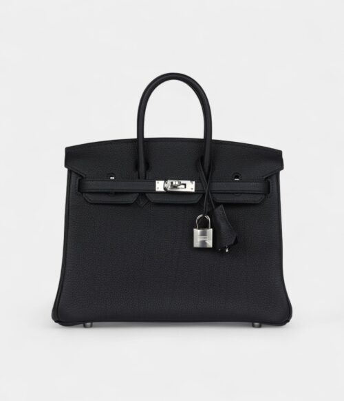 Hermès Birkin 25 Black Togo Palladium Hardware