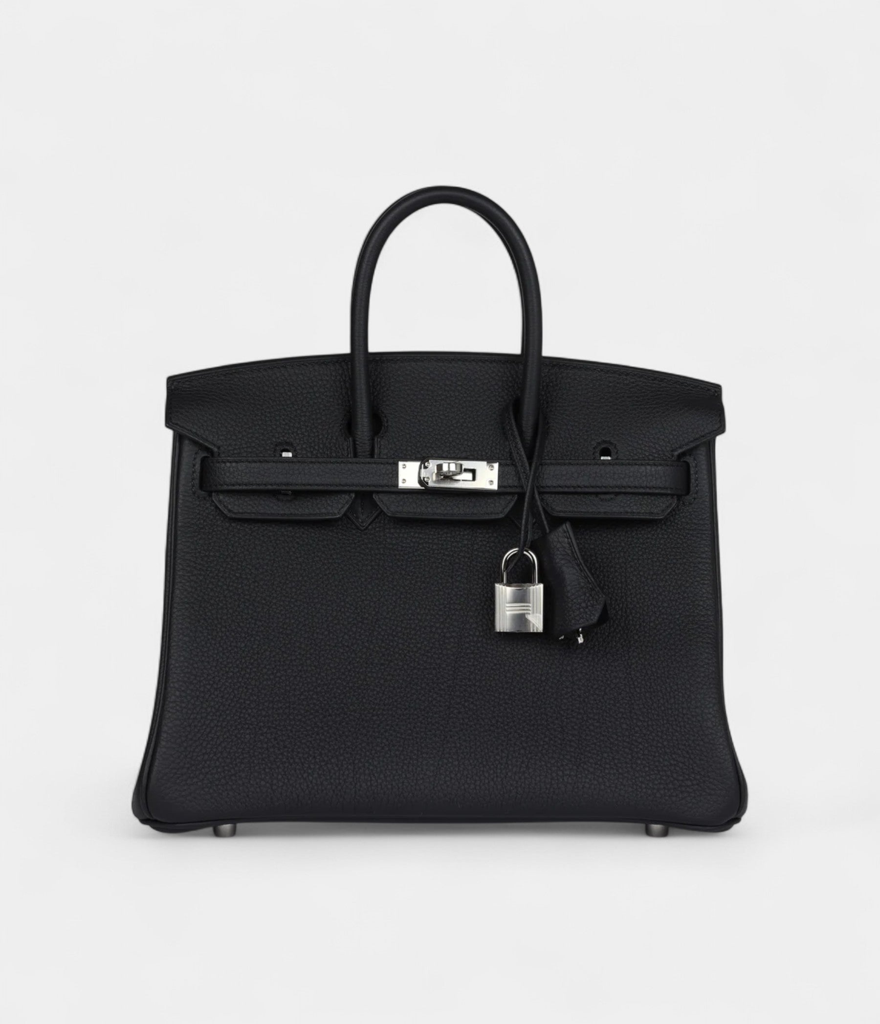 Hermès Birkin 25 Black Togo Palladium Hardware
