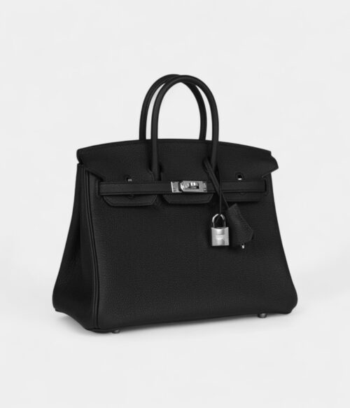 Hermès Birkin 25 Black Togo Palladium Hardware