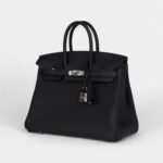 Hermès Birkin 25 Black Togo Palladium Hardware