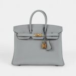 Hermès Birkin 25 Bleu Glacier Togo Gold Hardware