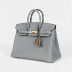 Hermès Birkin 25 Bleu Glacier Togo Gold Hardware