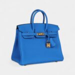 Hermès Birkin 25 Bleu Hydra Togo Gold Hardware