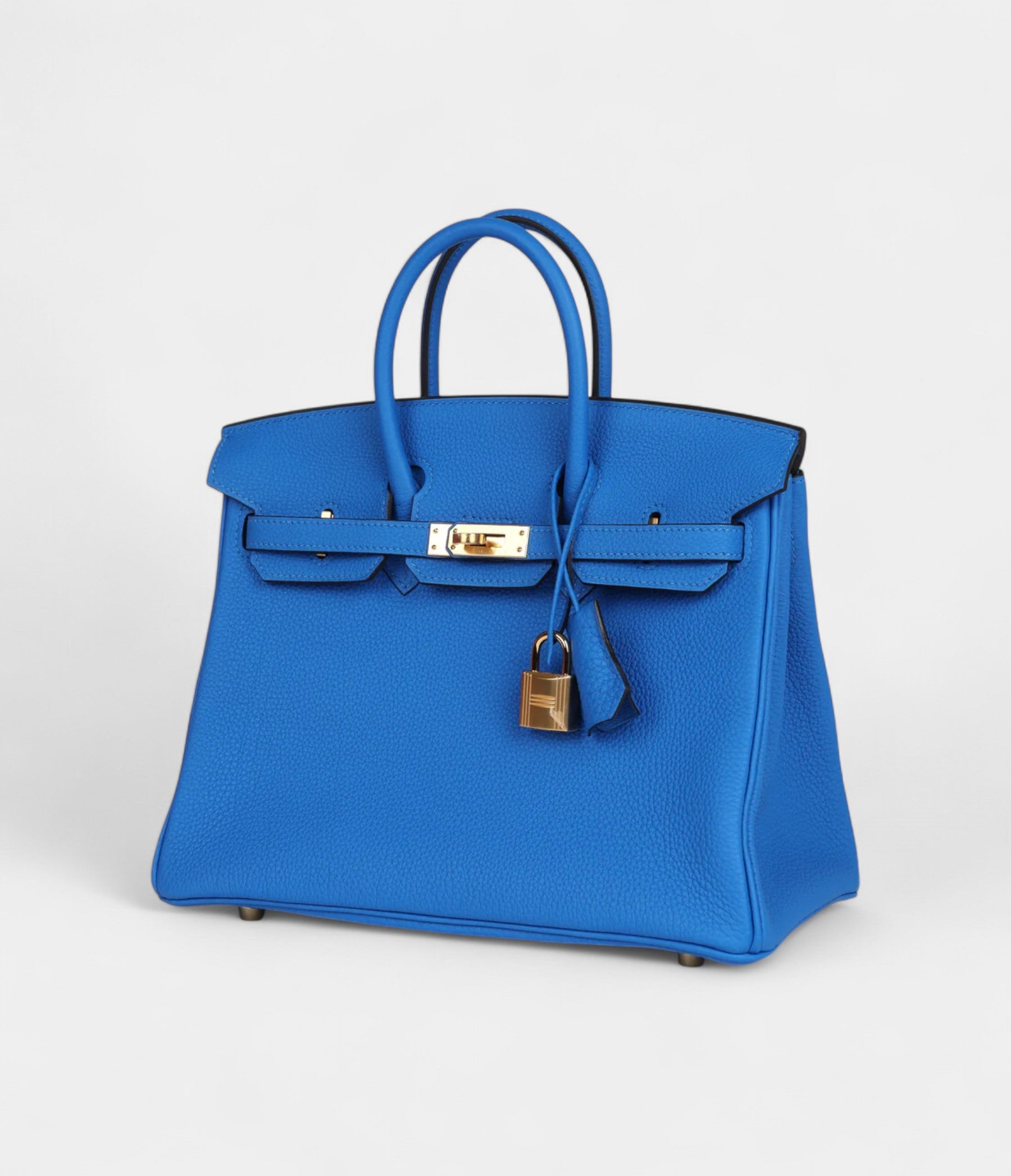 Hermès Birkin 25 Bleu Hydra Togo Gold Hardware