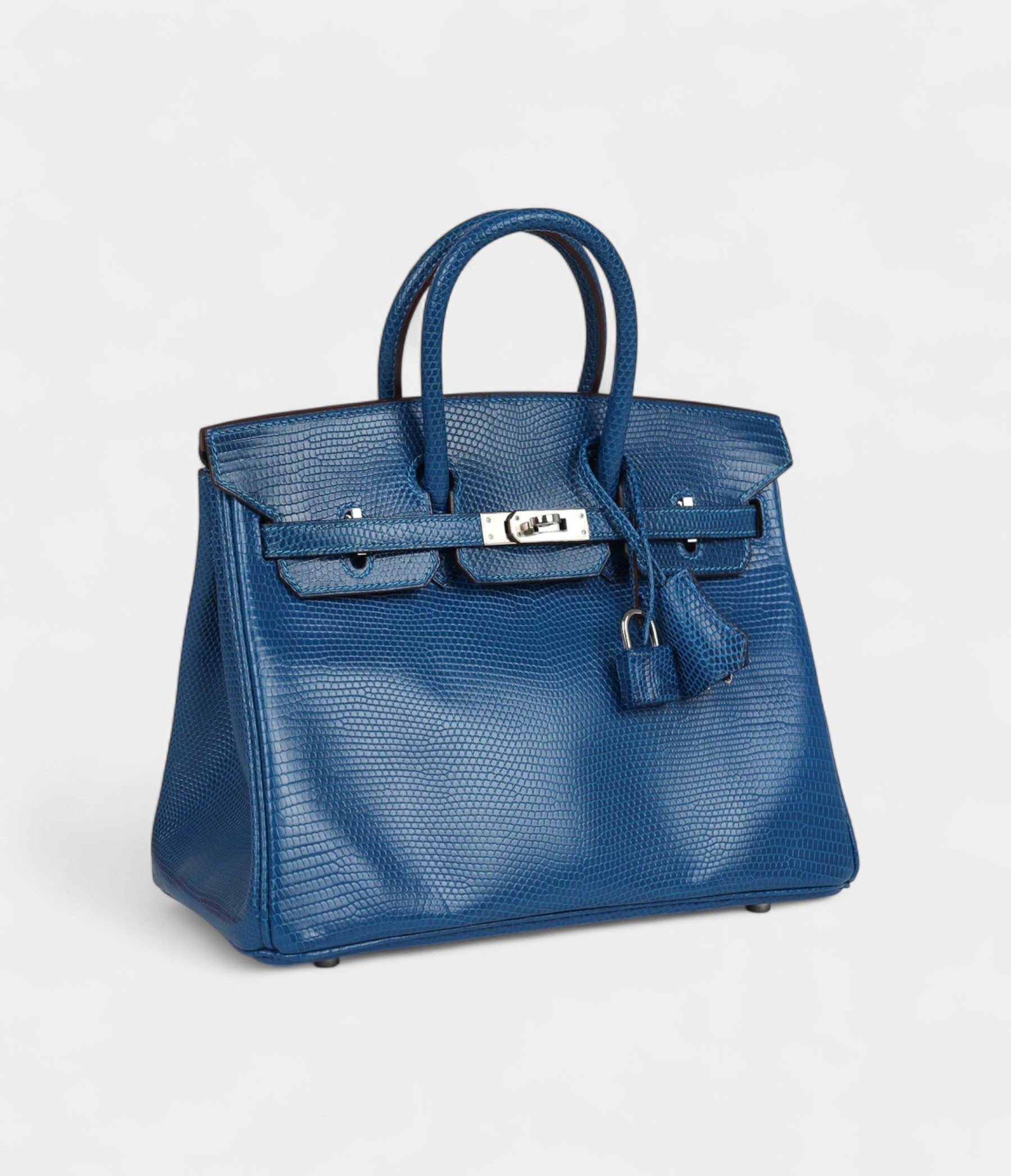 HermesBirkin25BleuIzmirVaranusNiloticusLizardPalladiumHardware_2.jpg Hermès Birkin 25 Bleu Izmir Varanus Niloticus Lizard Palladium Hardware