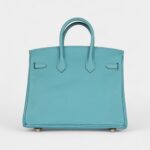 Hermès Birkin 25 Bleu Saint Cyr Swift Gold Hardware