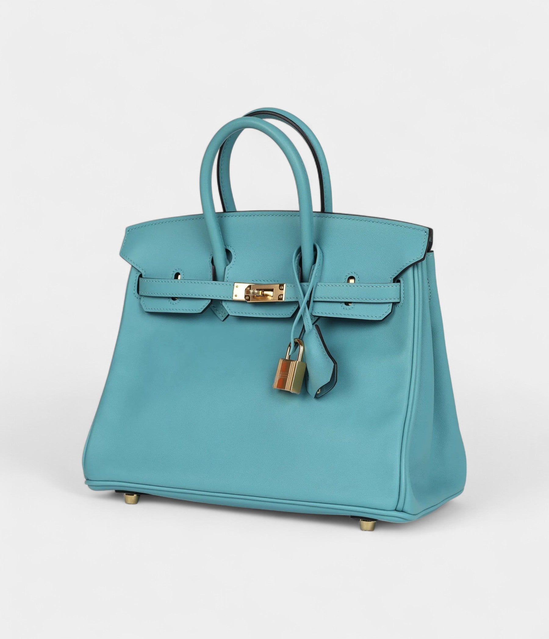 Hermès Birkin 25 Bleu Saint Cyr Swift Gold Hardware