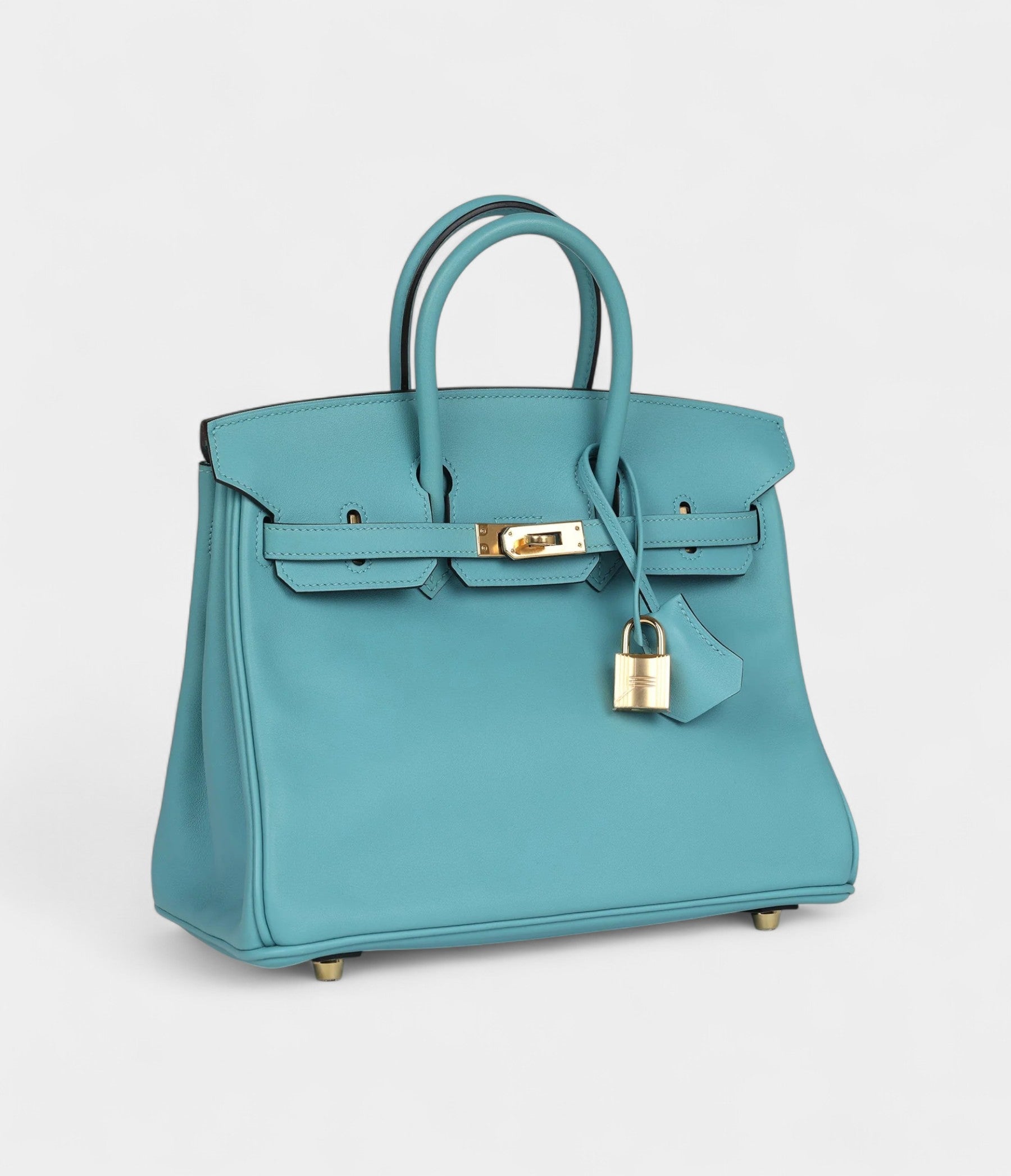 Hermès Birkin 25 Bleu Saint Cyr Swift Gold Hardware
