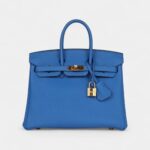 Hermès Birkin 25 Bleu Zellige Togo Gold Hardware