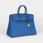 Hermès Birkin 25 Bleu Zellige Togo Gold Hardware