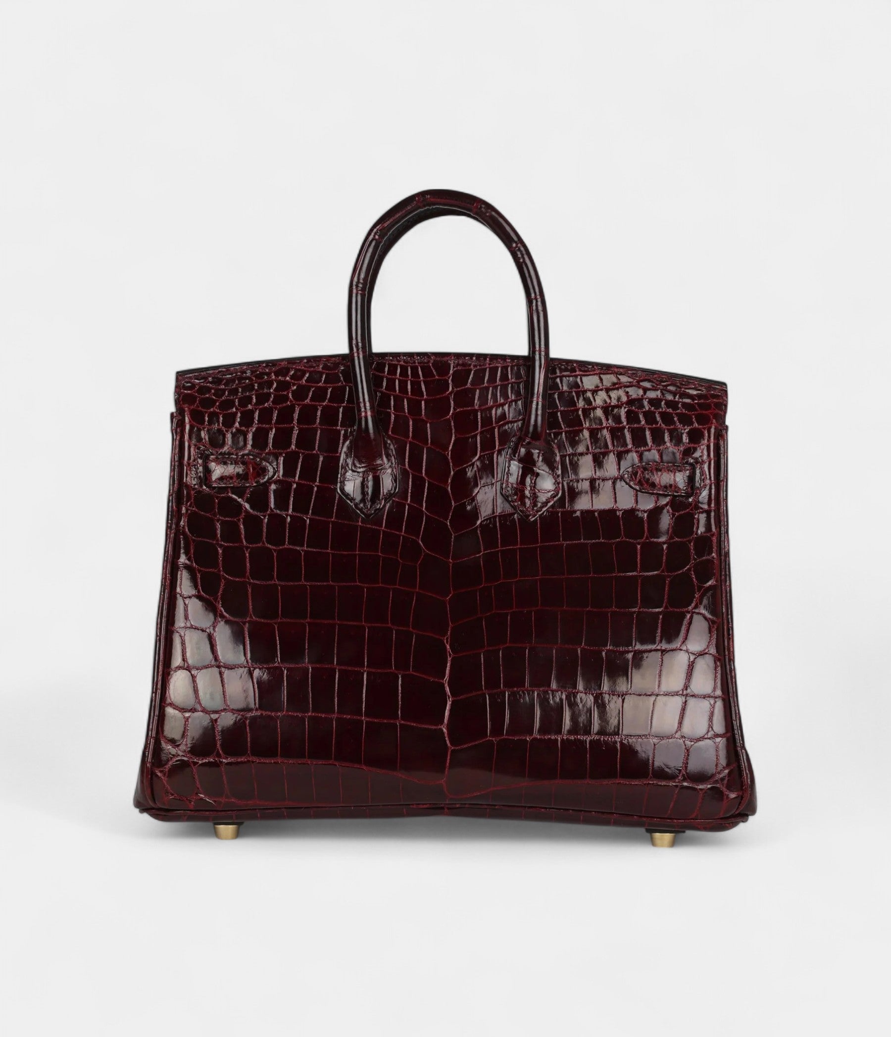 HermesBirkin25BordeauxShinyNiloticusCrocodileGoldHardware_5.jpg Hermès Birkin 25 Bordeaux Shiny Niloticus Crocodile Gold Hardware