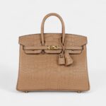 Hermès Birkin 25 Chai Matte Alligator Gold Hardware