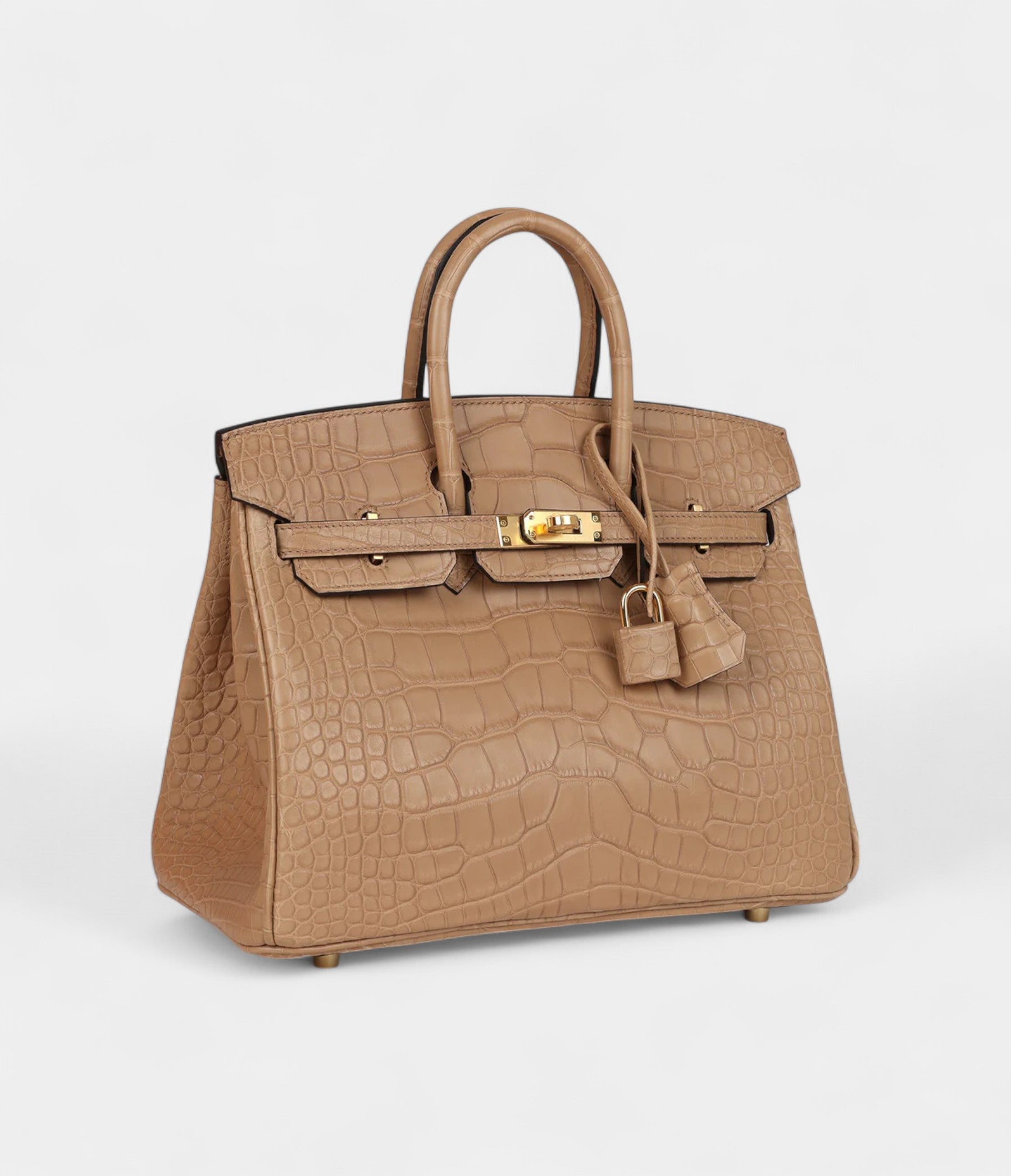 Hermès Birkin 25 Chai Matte Alligator Gold Hardware