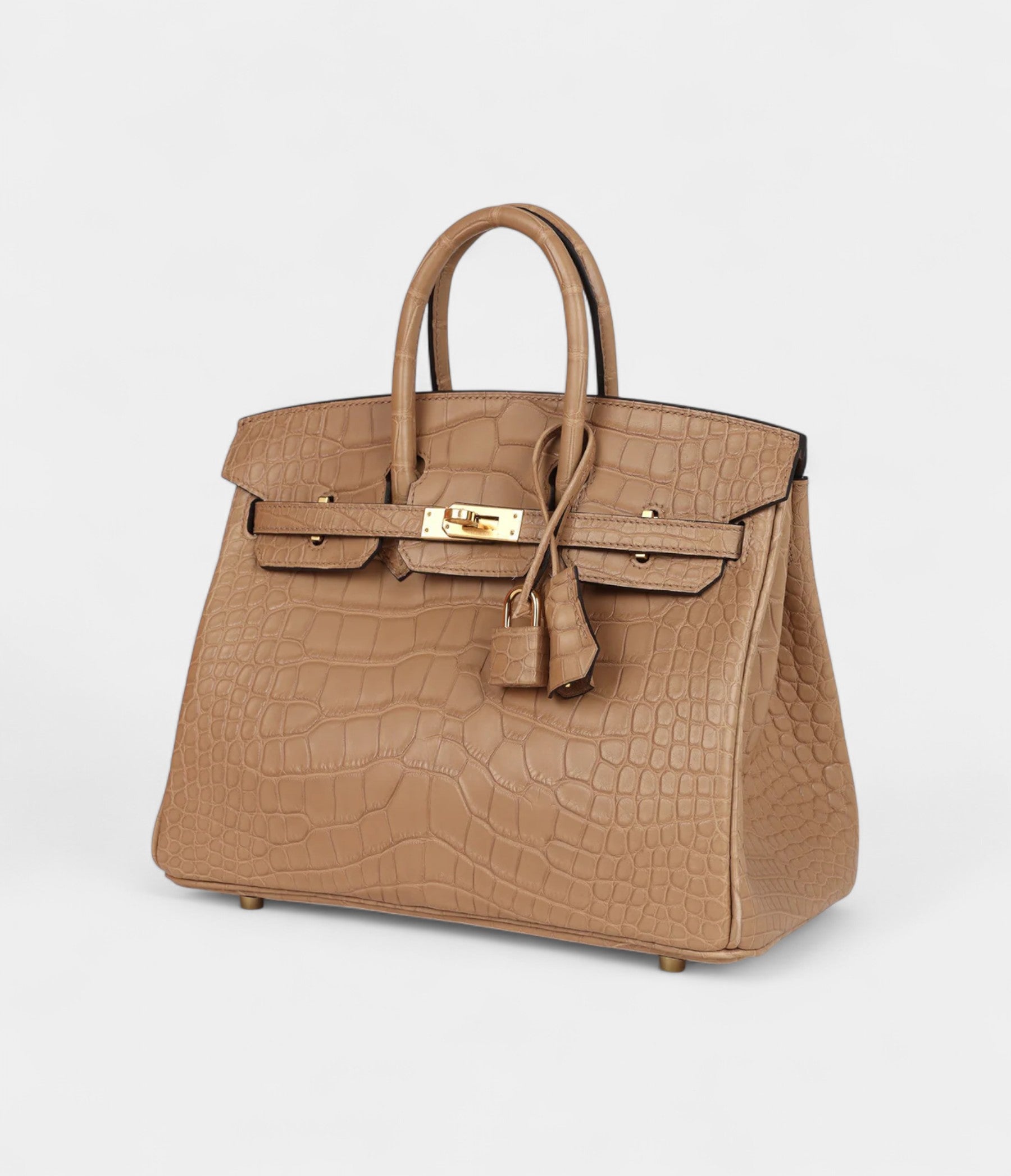 Hermès Birkin 25 Chai Matte Alligator Gold Hardware