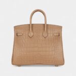 Hermès Birkin 25 Chai Matte Alligator Gold Hardware
