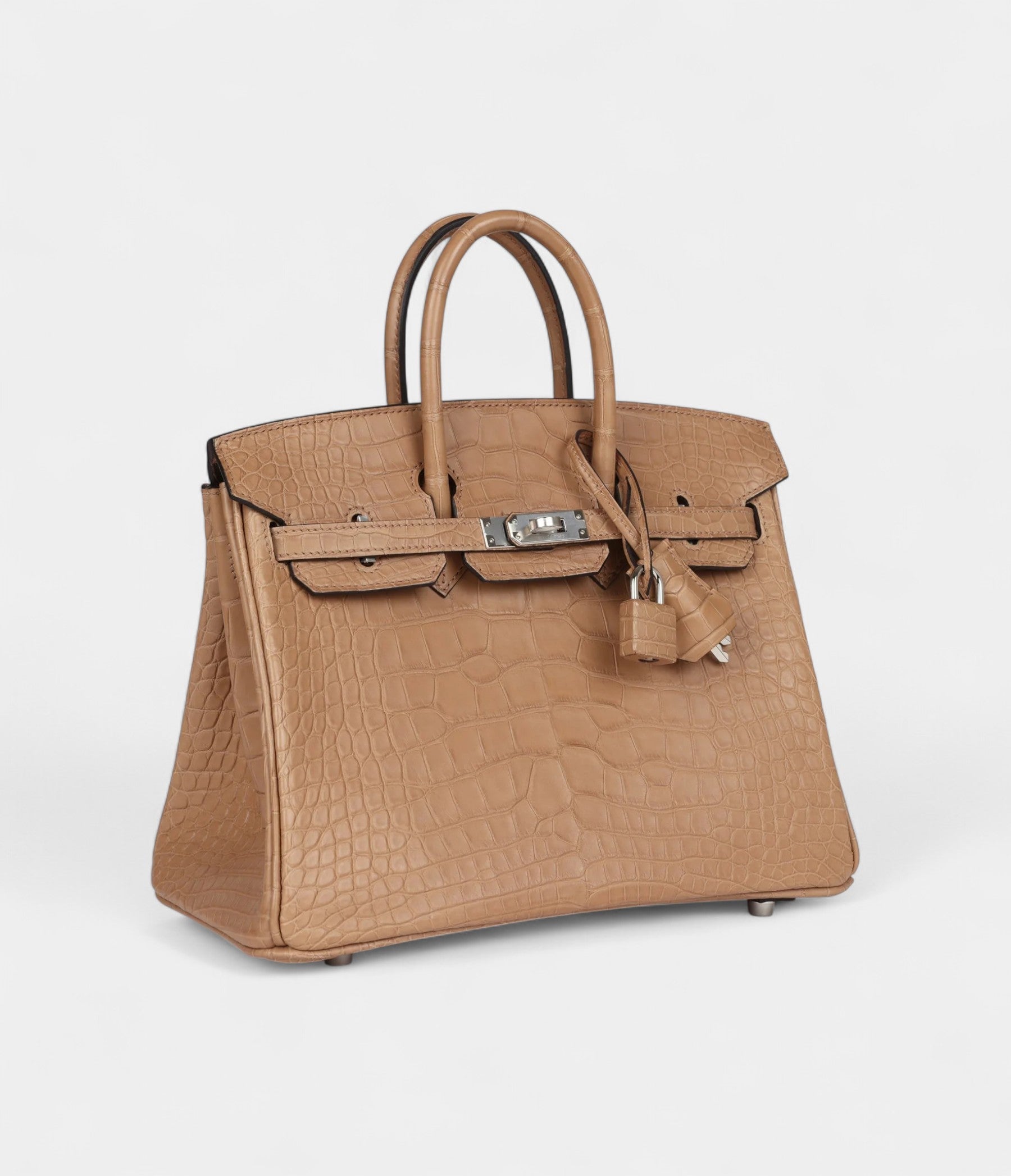 Hermès Birkin 25 Chai Matte Alligator Palladium Hardware