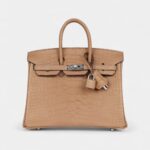 Hermès Birkin 25 Chai Matte Alligator Palladium Hardware