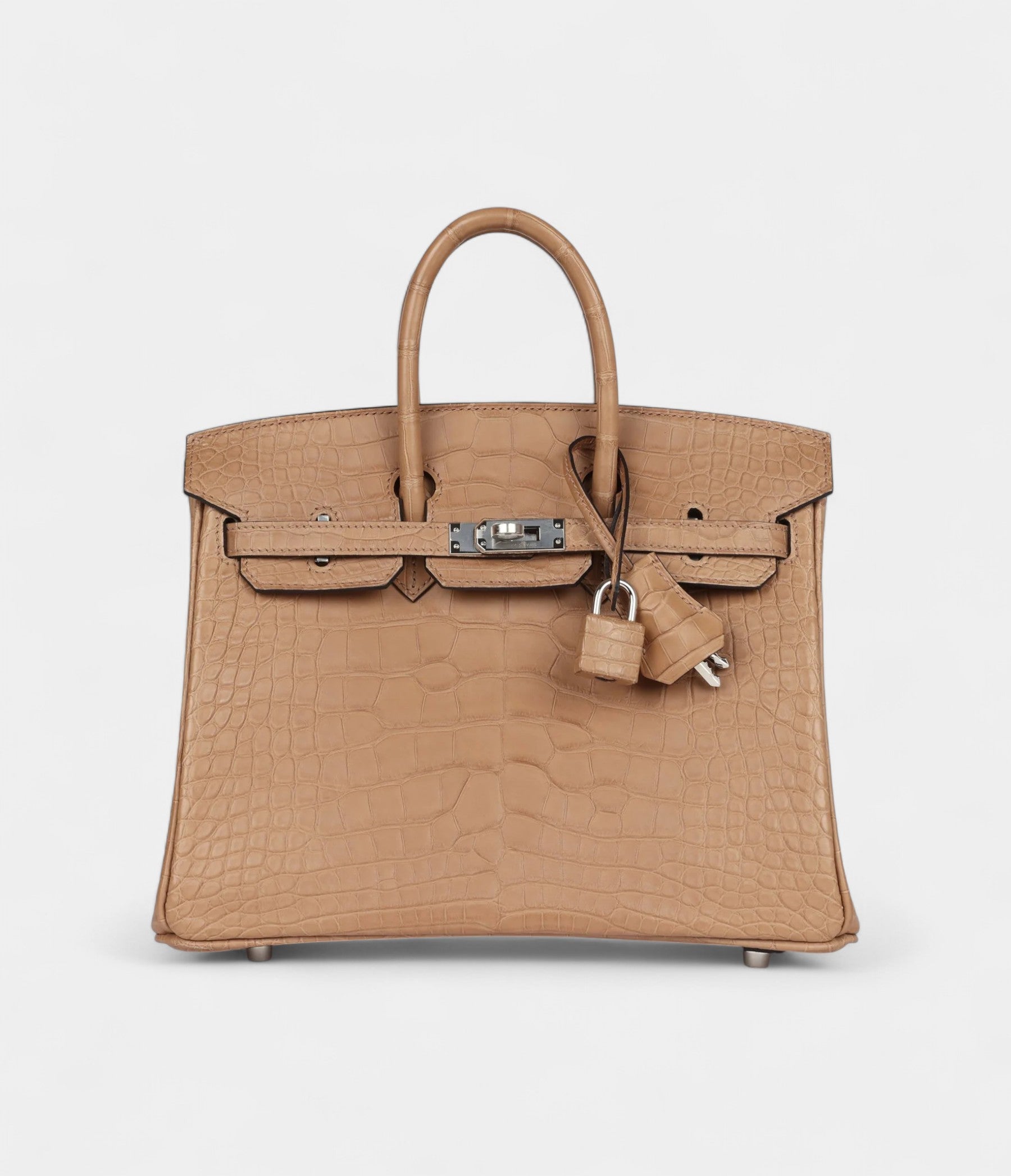 Hermès Birkin 25 Chai Matte Alligator Palladium Hardware