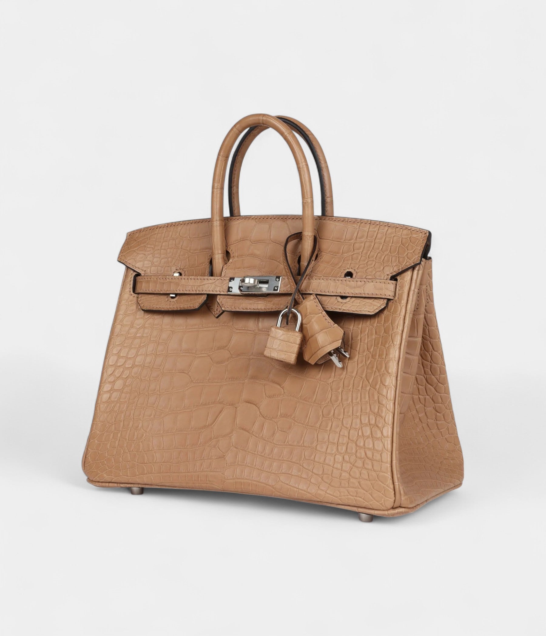 Hermès Birkin 25 Chai Matte Alligator Palladium Hardware