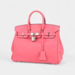 Hermès Birkin 25 Cm Handbag In Azalea Pink Swift Leather