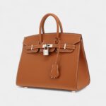 Hermès Birkin 25 Cm Handbag In Gold Epsom Leather