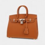 Hermès Birkin 25 Cm Handbag In Gold Epsom Leather