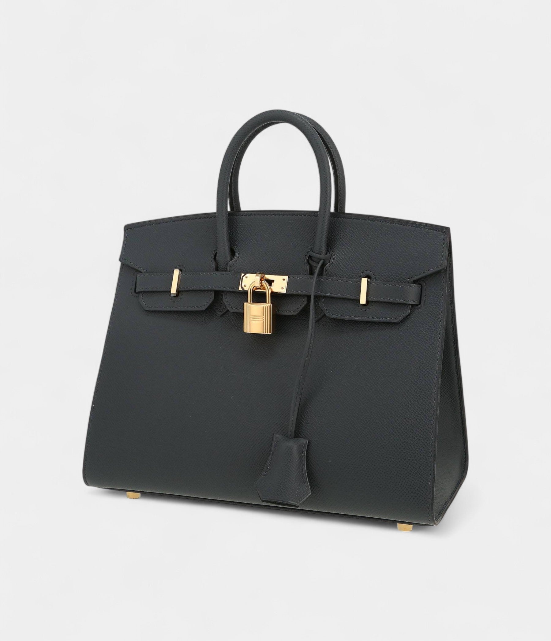 Hermès Birkin 25 Cm Handbag In Gris Misty Epsom Leather