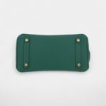 Hermès Birkin 25 Cm Handbag In Malachite Green Togo Leather