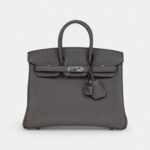 Hermès Birkin 25 Etain Togo Palladium Hardware