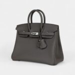 Hermès Birkin 25 Etain Togo Palladium Hardware