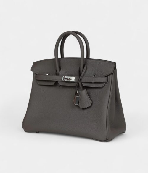 Hermès Birkin 25 Etain Togo Palladium Hardware
