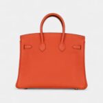 Hermès Birkin 25 Feu Togo Gold Hardware