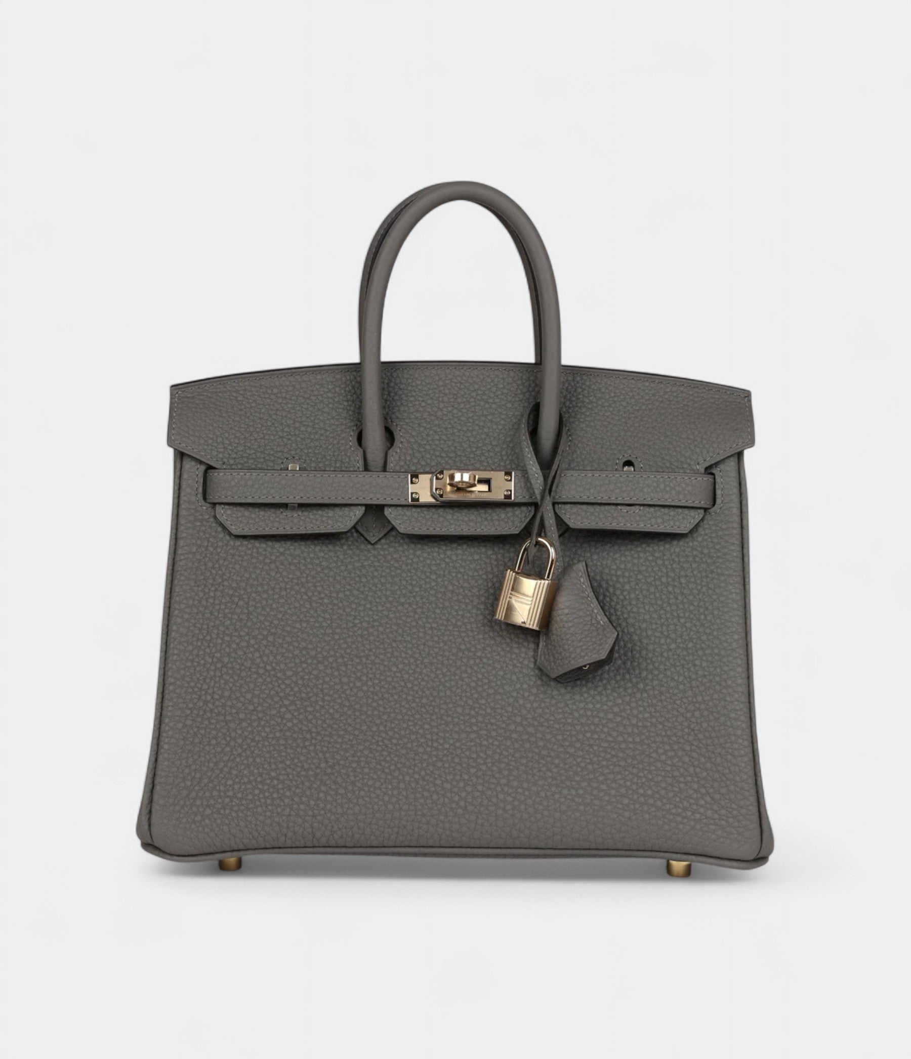 Hermès Birkin 25 Gris Meyer Togo Permabrass Hardware