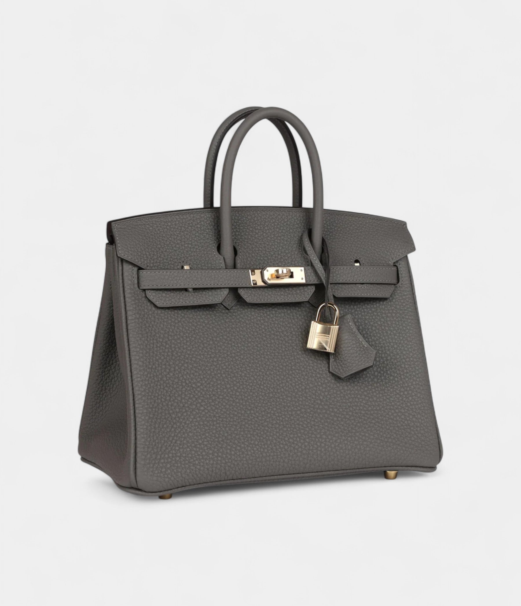 Hermès Birkin 25 Gris Meyer Togo Permabrass Hardware