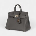 Hermès Birkin 25 Gris Meyer Togo Permabrass Hardware