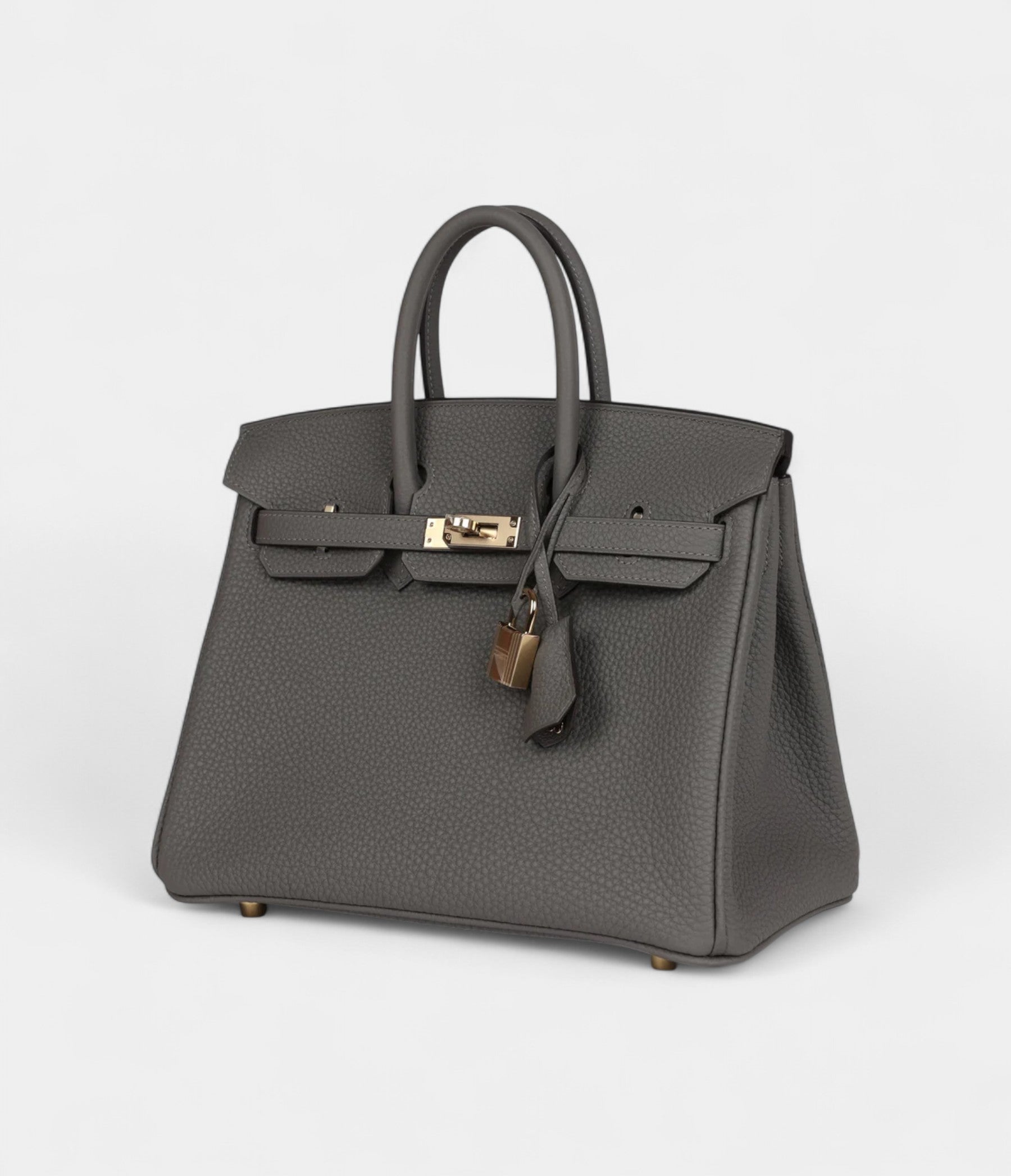 Hermès Birkin 25 Gris Meyer Togo Permabrass Hardware