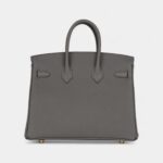 Hermès Birkin 25 Gris Meyer Togo Permabrass Hardware
