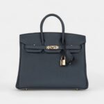 Hermès Birkin 25 Gris Misty Togo Permabrass Hardware