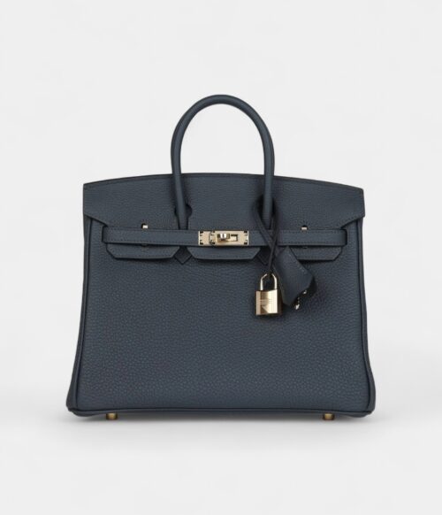 Hermès Birkin 25 Gris Misty Togo Permabrass Hardware